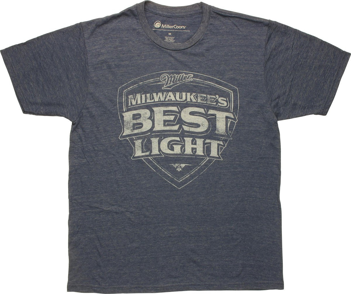 Miller Milwaukee Logo Navy T-Shirt