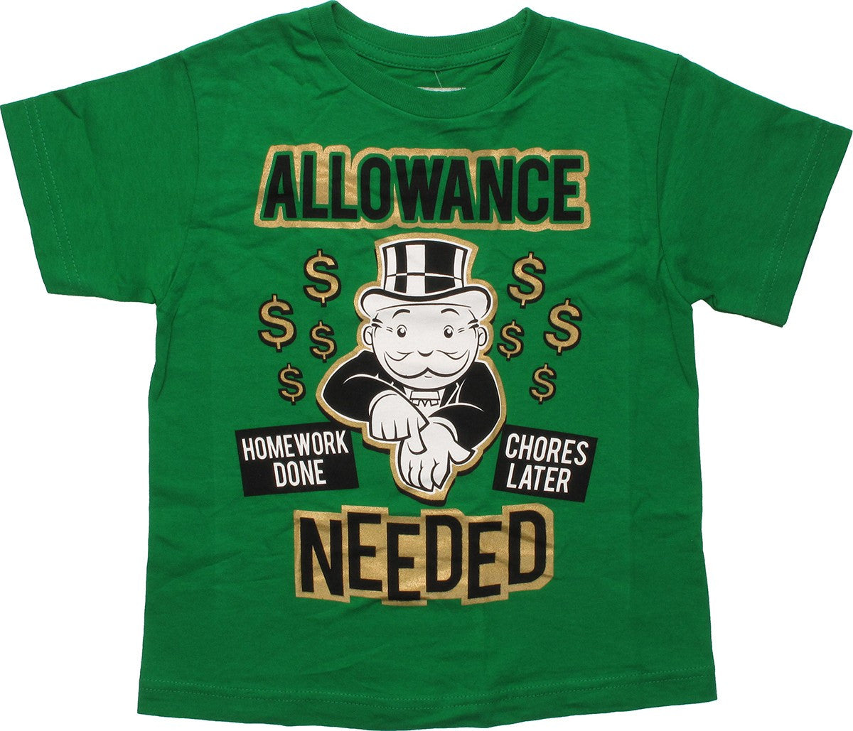 Monopoly Allowance Needed Youth T-Shirt