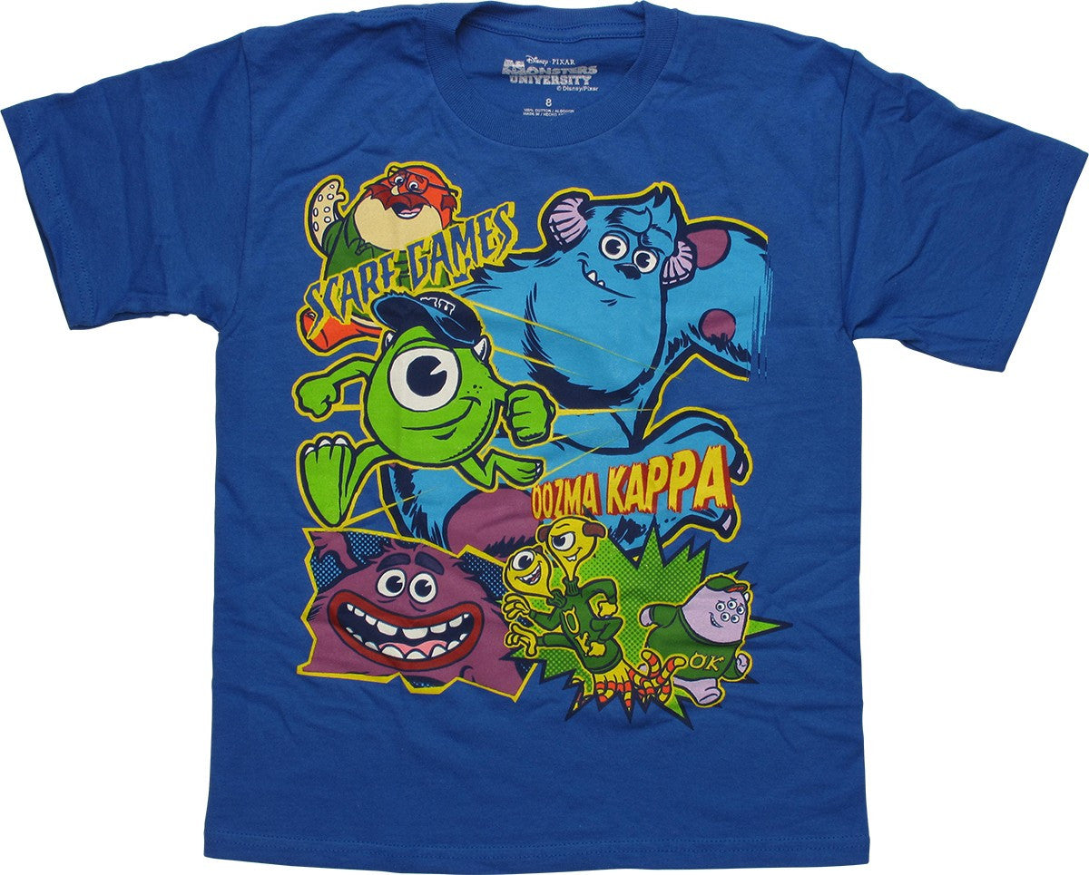 Monsters Inc Glow Games Youth T Shirt