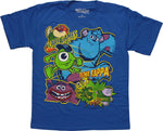 Monsters Inc Glow Games Youth T Shirt