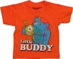 Monsters Inc Little Buddy Orange Toddler T Shirt