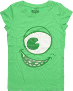 Monsters Inc Mike Glitter Face Youth T Shirt