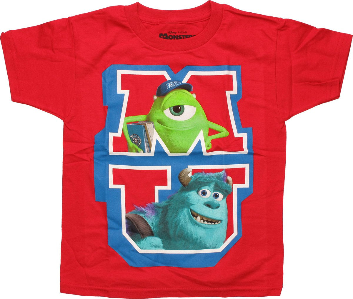 Monsters University MU Duo Red Juvenile T Shirt