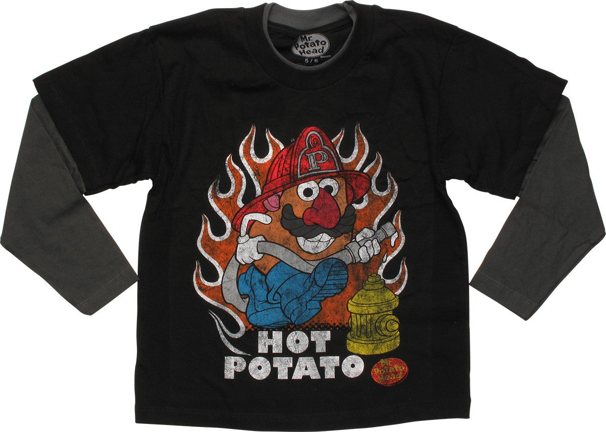 Mr Potato Head Hot Potato LS Juvenile T-Shirt