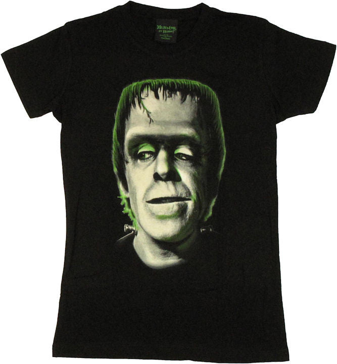 Munsters Green Herman Baby Tee