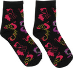 My Little Pony Characters Black Crew Socks