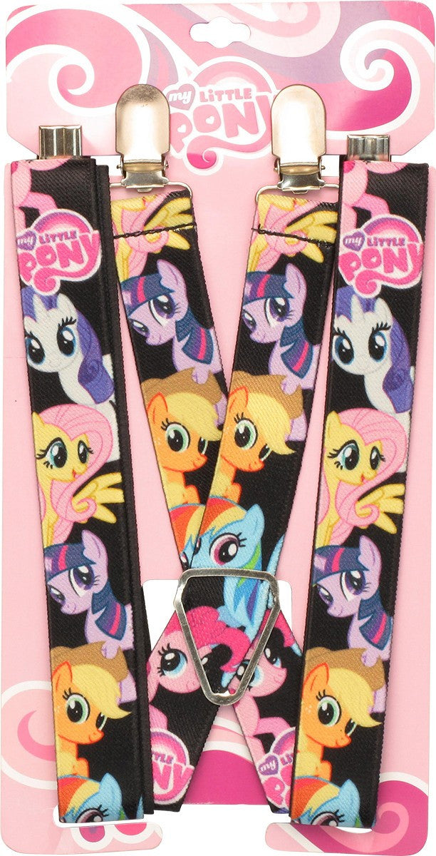 My Little Pony Mane 6 Logo Stack Suspenders