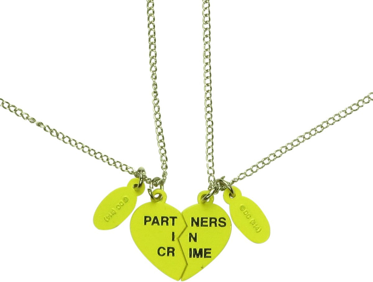Batman Logo Partners Sweetheart Necklace Set