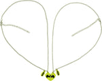 Batman Logo Partners Sweetheart Necklace Set