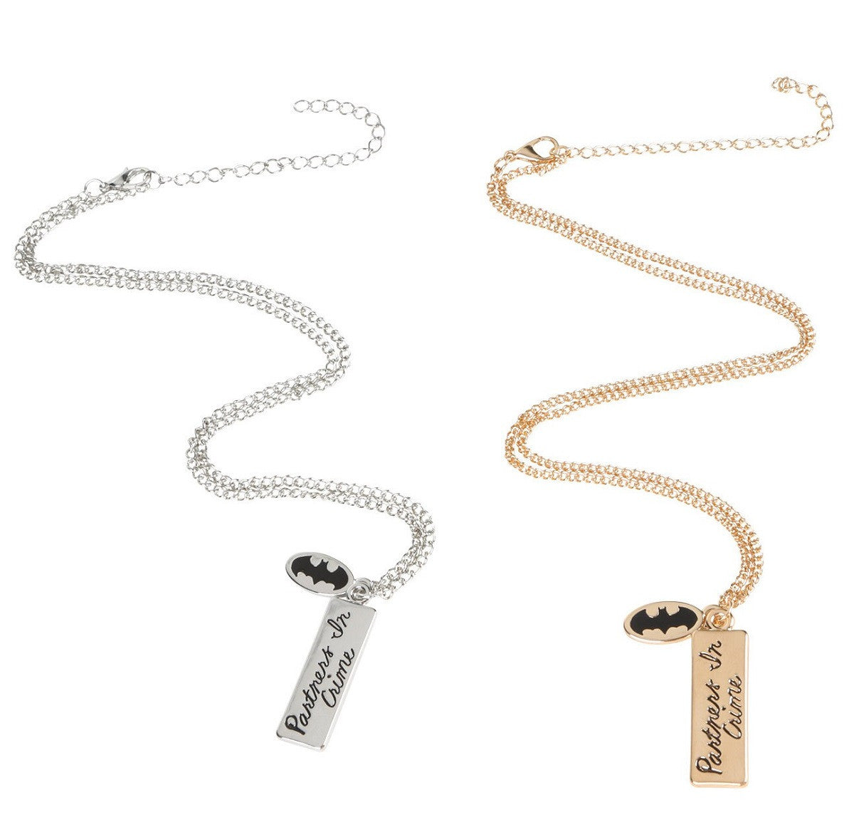 Batman Partners in Crime Best Friends Necklace Set