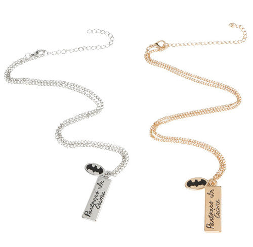 Batman Partners in Crime Best Friends Necklace Set