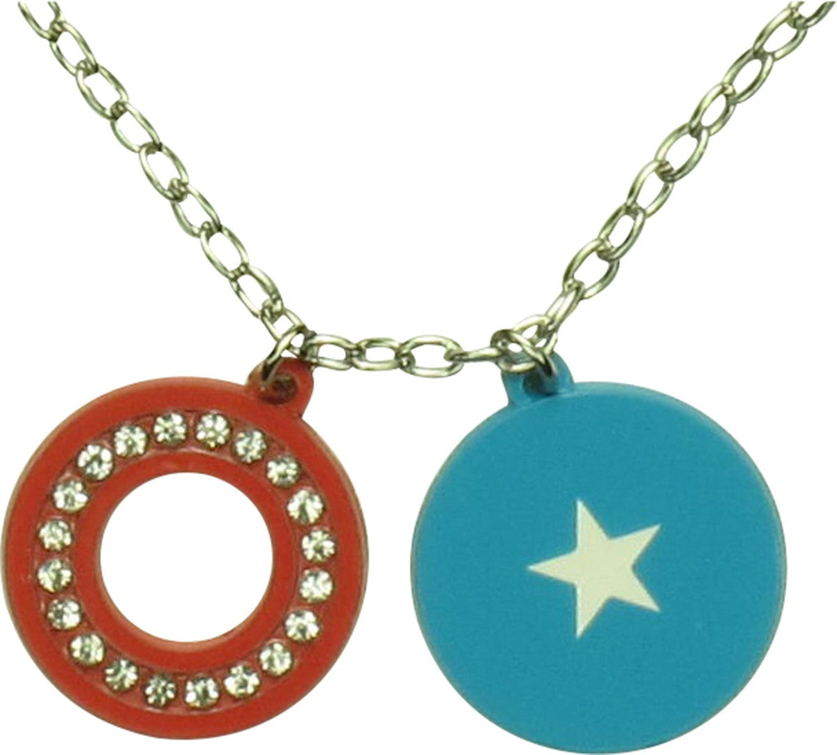 Captain America Shield Charms Necklace