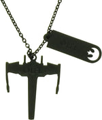 Star Wars Rebel Black Squadron X-Wing Necklace