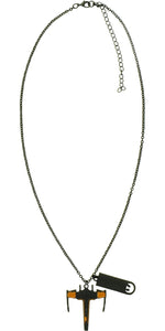 Star Wars Rebel Black Squadron X-Wing Necklace