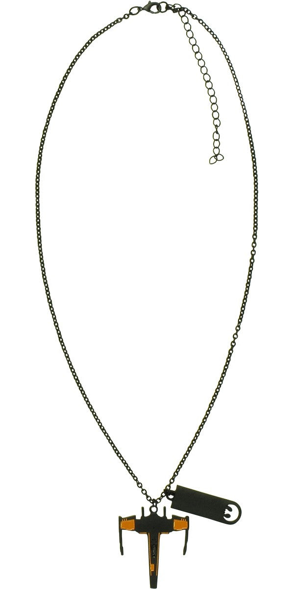 Star Wars Rebel Black Squadron X-Wing Necklace