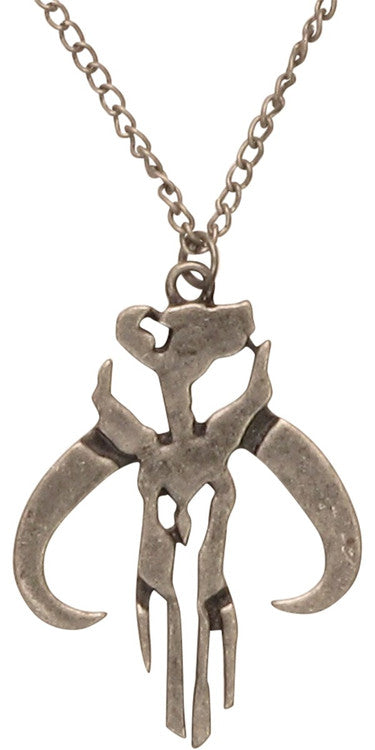 Star Wars Mandalorian Warrior Icon Necklace