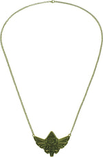 Zelda Skyward Sword Crest Gold Tone Necklace