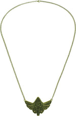 Zelda Skyward Sword Crest Gold Tone Necklace
