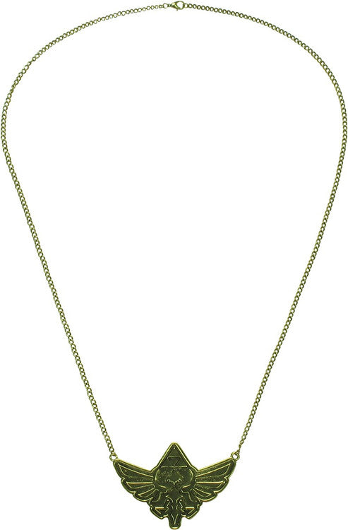 Zelda Skyward Sword Crest Gold Tone Necklace