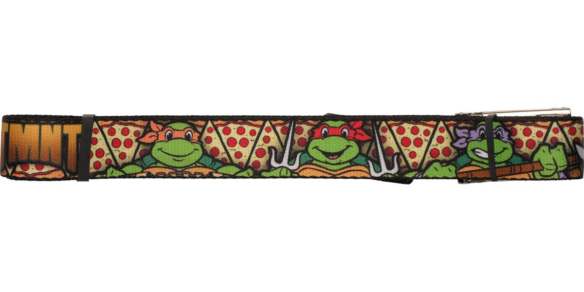 Ninja Turtles Characters Pizza Slices Mesh Belt