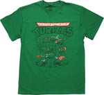 Ninja Turtles Classic Heroes Pose T-Shirt