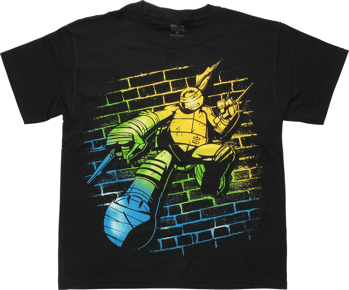 Ninja Turtles Color Wall Kick Youth T-Shirt