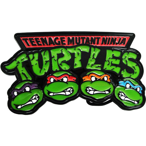 Ninja Turtles Faces Belt Buckle
