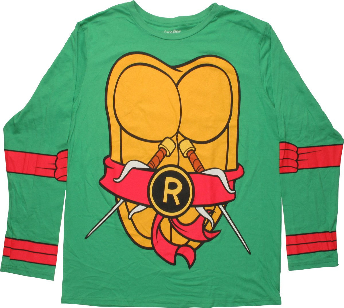 Ninja Turtles Raphael Costume MF LS T-Shirt