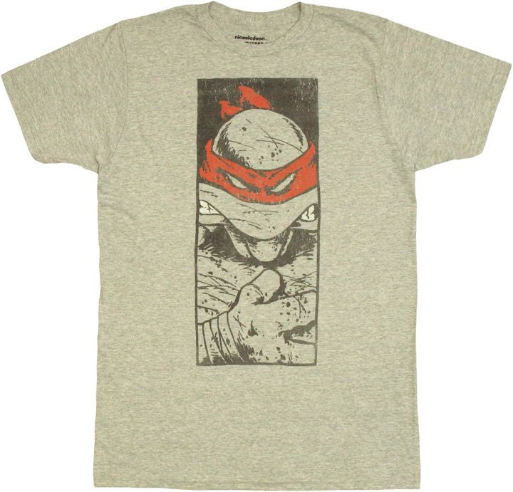 Ninja Turtles Raphael Panel T Shirt Sheer