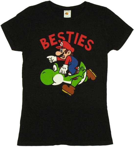 Nintendo Besties Yoshi Mario Baby Tee – Stylin Online