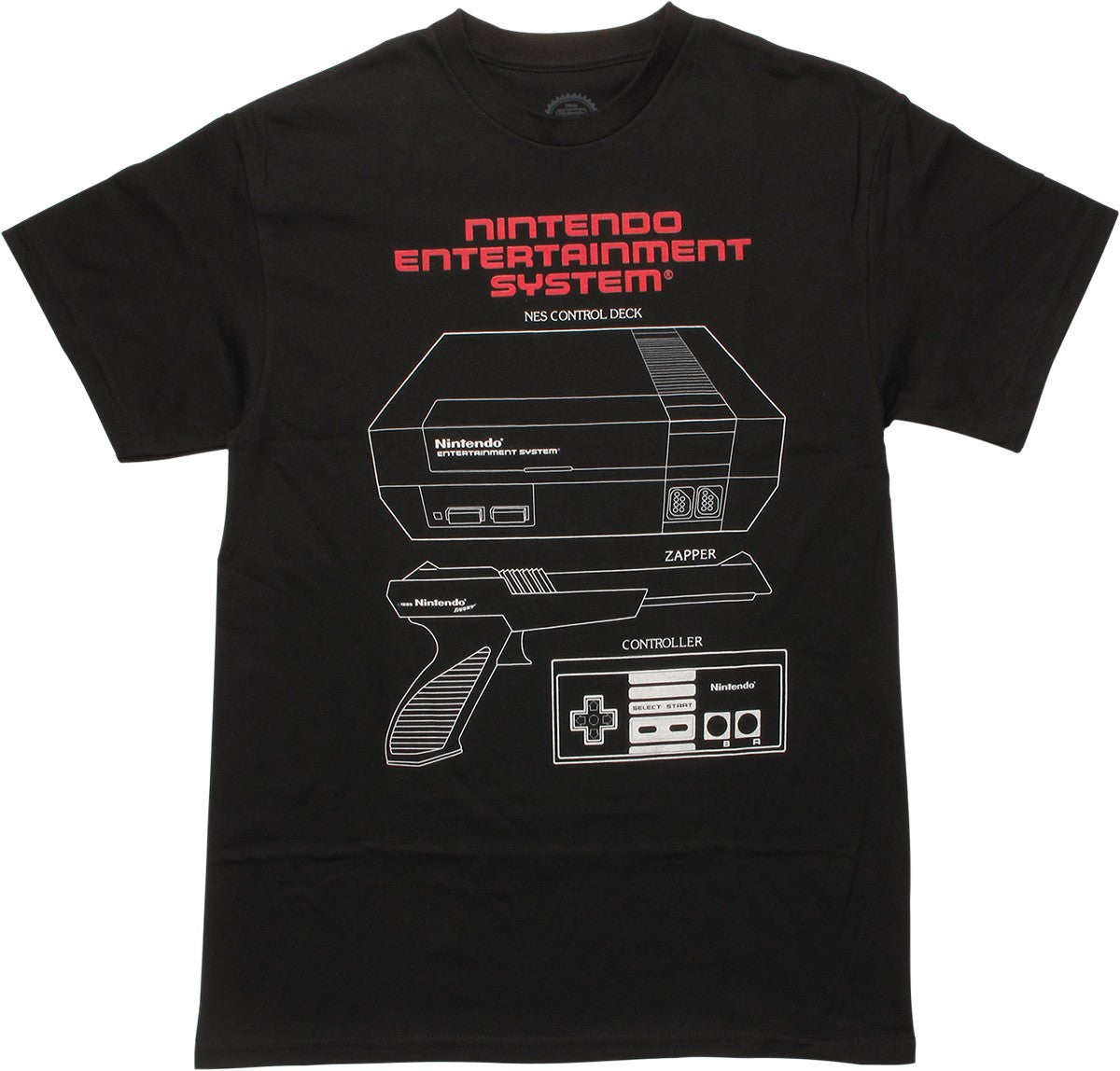Nintendo Control Deck Zapper & Controller T-Shirt