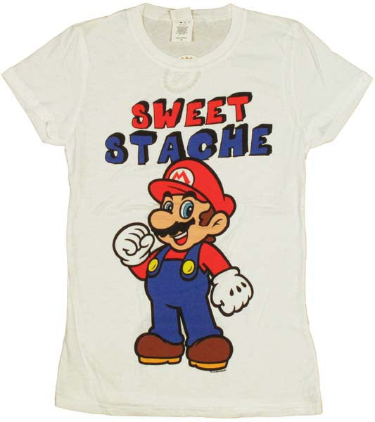 Nintendo Sweet Stache Baby Tee