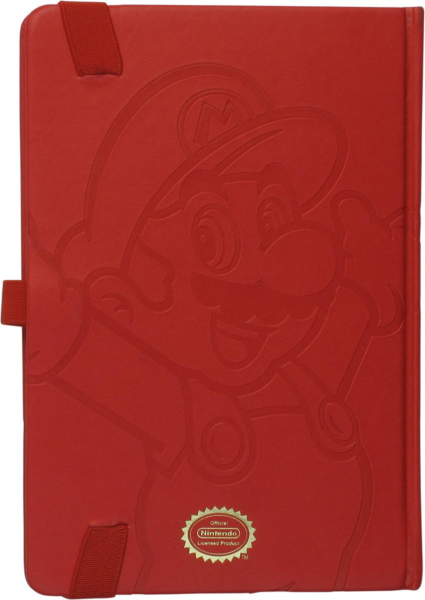 Super Mario Embossed Premium A5 Journal Notebook