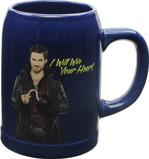 Once Upon a Time Hook Win Your Heart Stein Mug