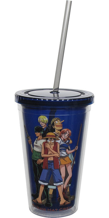 One Piece Straw Hat Crew Travel Cup