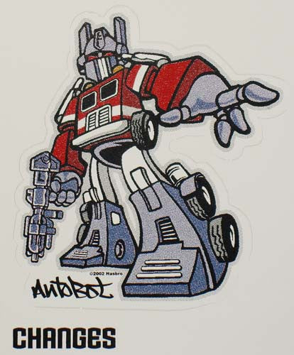 Optimus Sticker