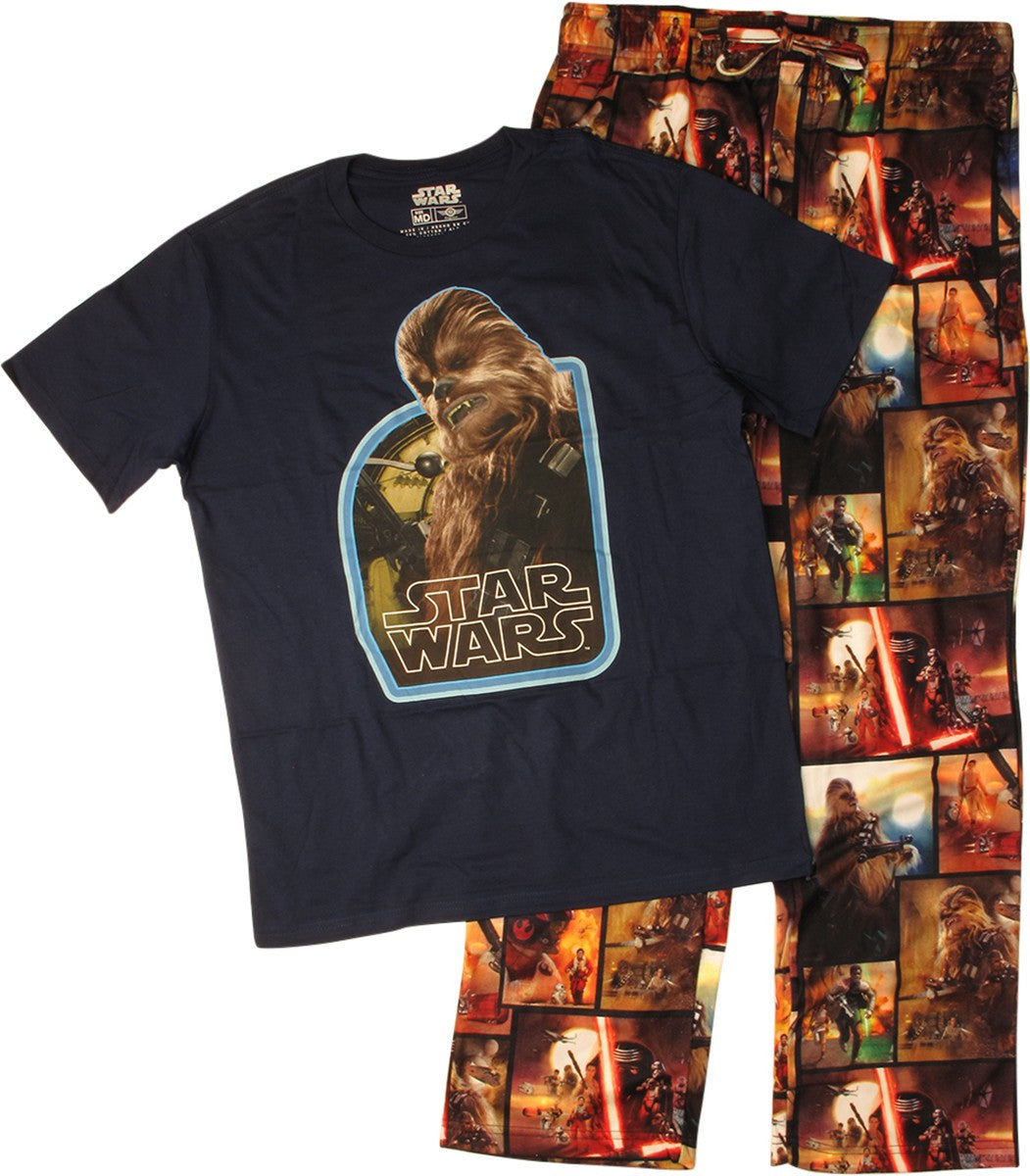 Star Wars Chewbacca Scenes Pajama Set