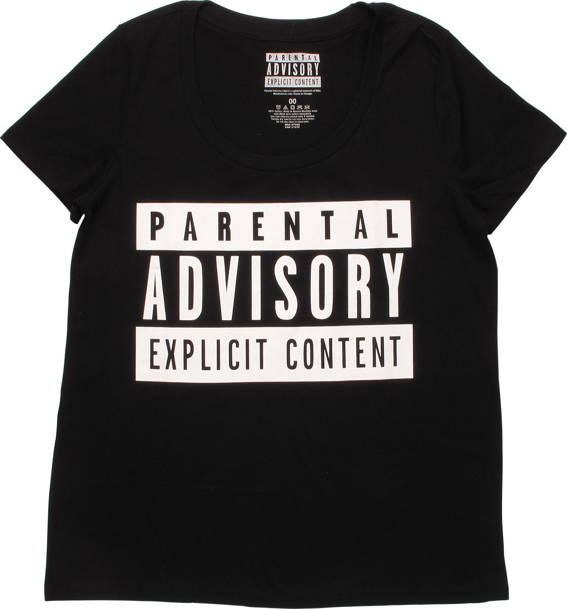 Parental Advisory Logo Ladies T-Shirt