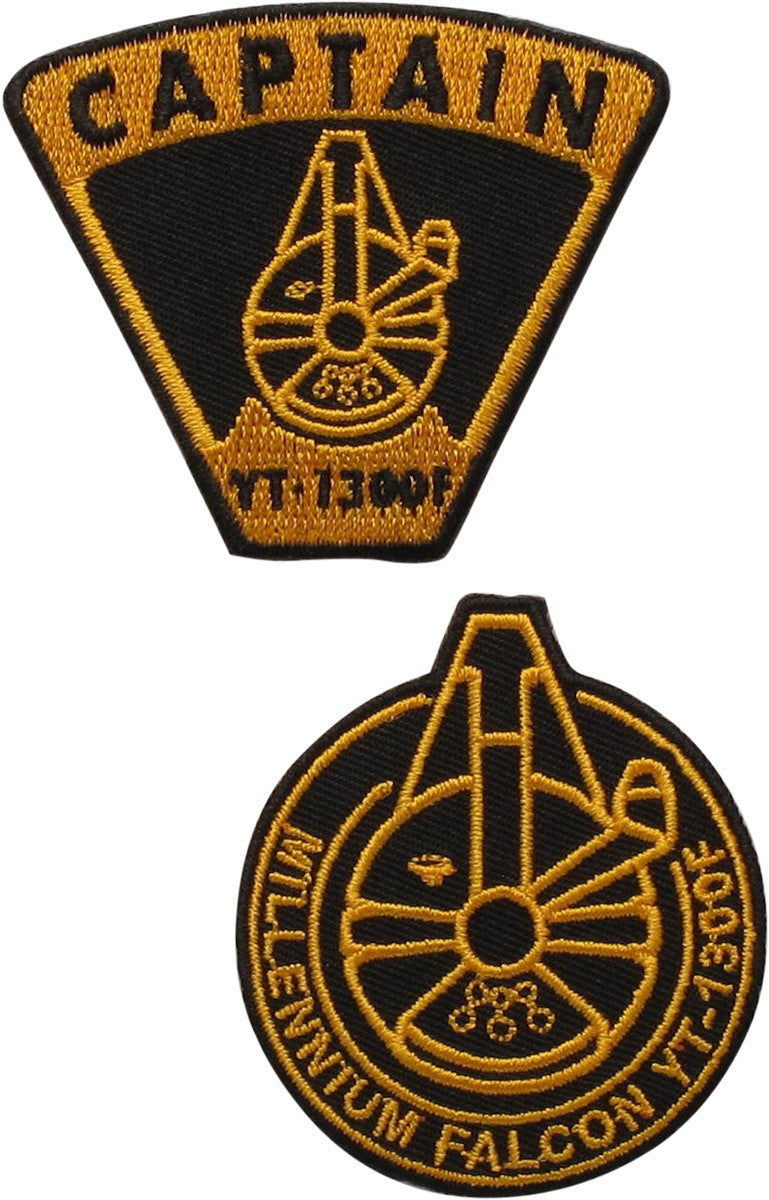 Star Wars Captain Millennium Falcon Patch Set