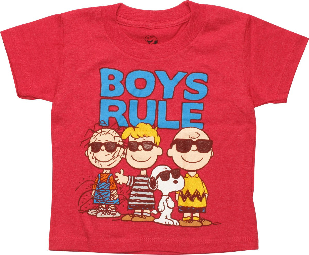 Peanuts Gang Boys Rule Toddler T-Shirt