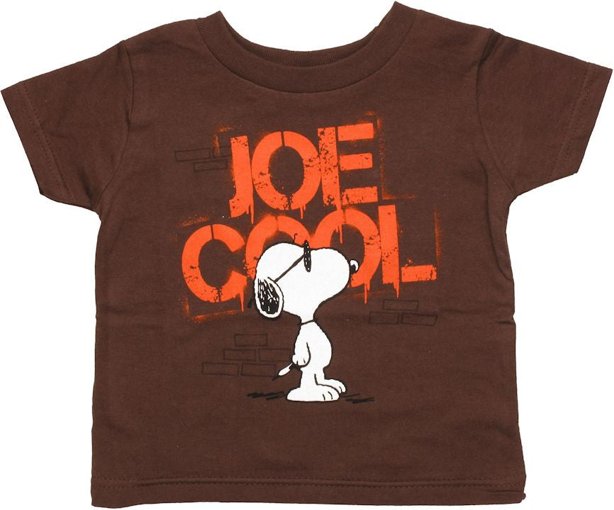Peanuts Joe Cool Stencil Infant T Shirt