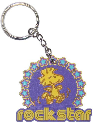 Peanuts Woodstock Rock Star Keychain