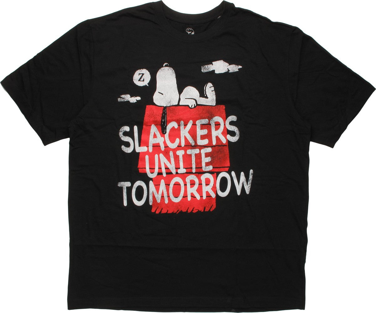 Peanuts Slackers Unite Tomorrow Tall T-Shirt