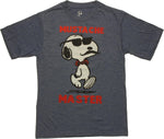Peanuts Snoopy Mustache Master Youth T Shirt
