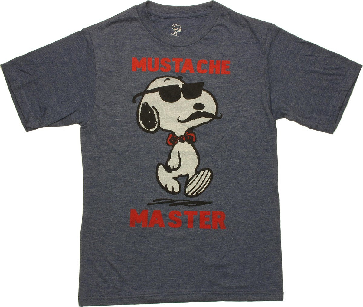 Peanuts Snoopy Mustache Master Youth T Shirt