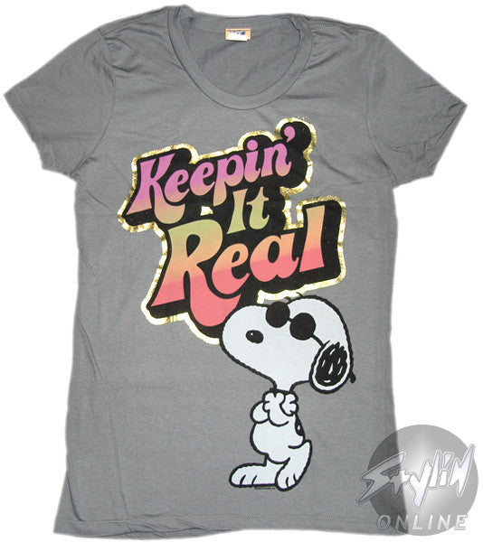 Peanuts Snoopy Real Baby Tee