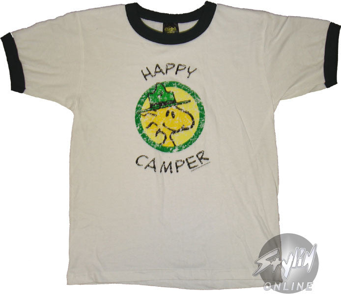 Peanuts Woodstock Camper Youth T-shirt