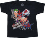 Phineas and Ferb Colorado Avalanche Juvenile T Shirt