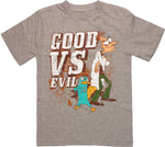 Phineas and Ferb Good vs Evil Youth T-Shirt