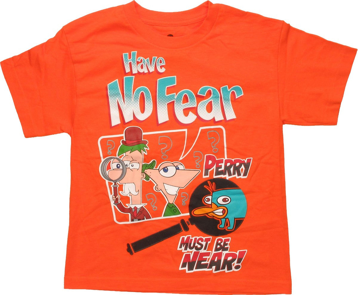 Phineas and Ferb Have No Fear Perry Youth T-Shirt